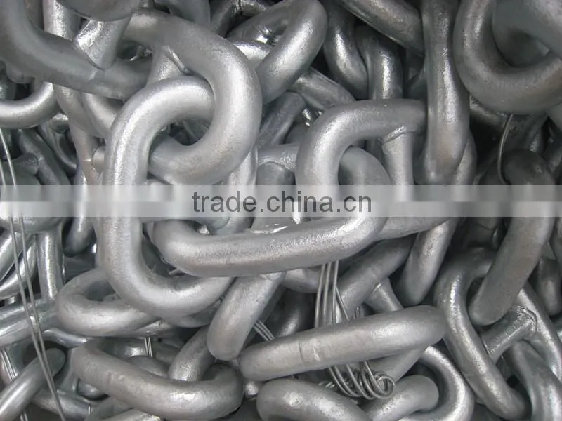 hot dip galvanized stud link chain