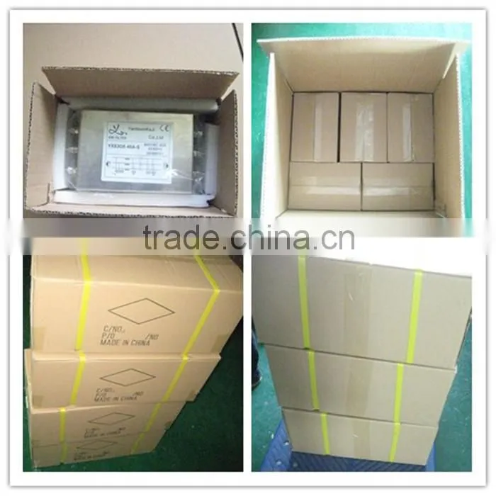 AC three phase three line low pass power EMI line filter