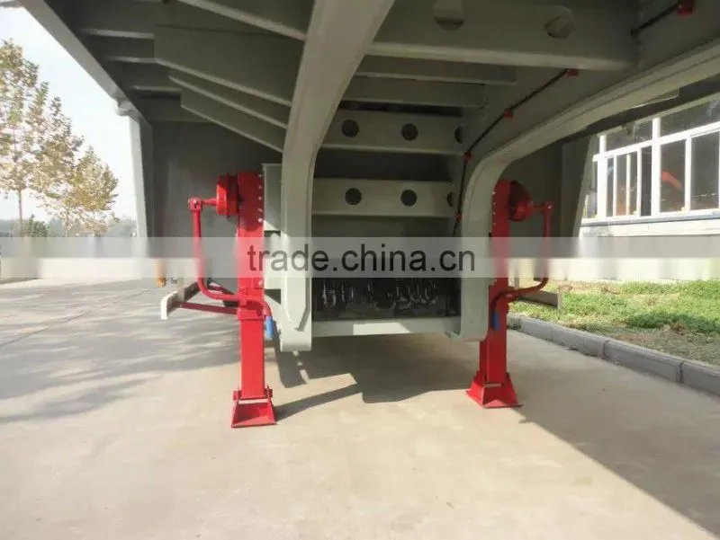 50T low bed semi trailers with low loader low price for hot sale