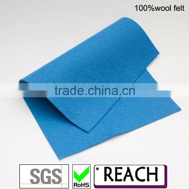 Blue Color 100% Wool Felt