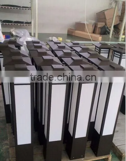 Q17-80202 outdoor aluminum lawn light acrylic diffuser garden bollard light