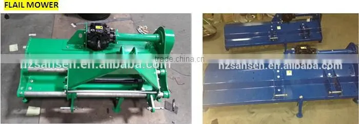 farm equipment 3 point tractor mulcher finish mower for hot sale , agricultural grass cutter