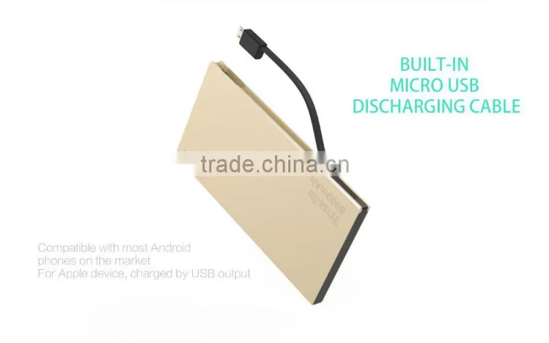 polymer ultra thin 5000mAh power bank for sumsung note7