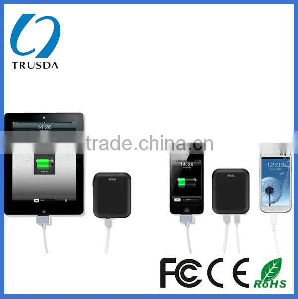 Built in calbe portable power bank 12000 mah