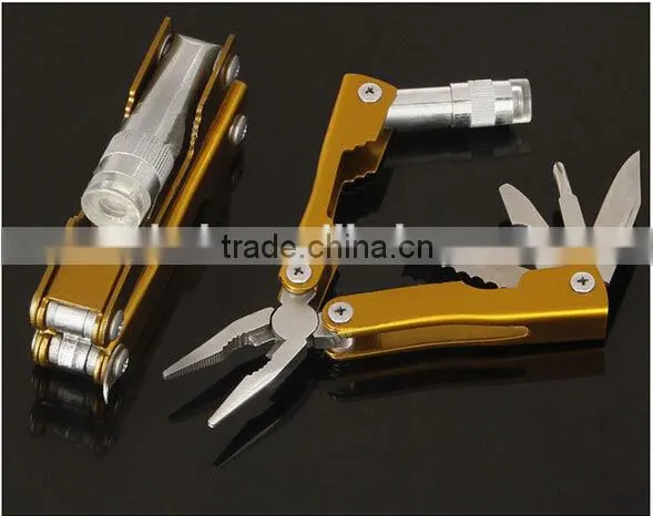 OEM Mini Multifunctional pliers with LED flashlight