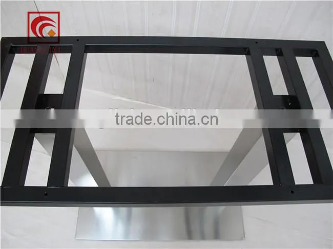 square stainless steel table leg, metal dining table legs