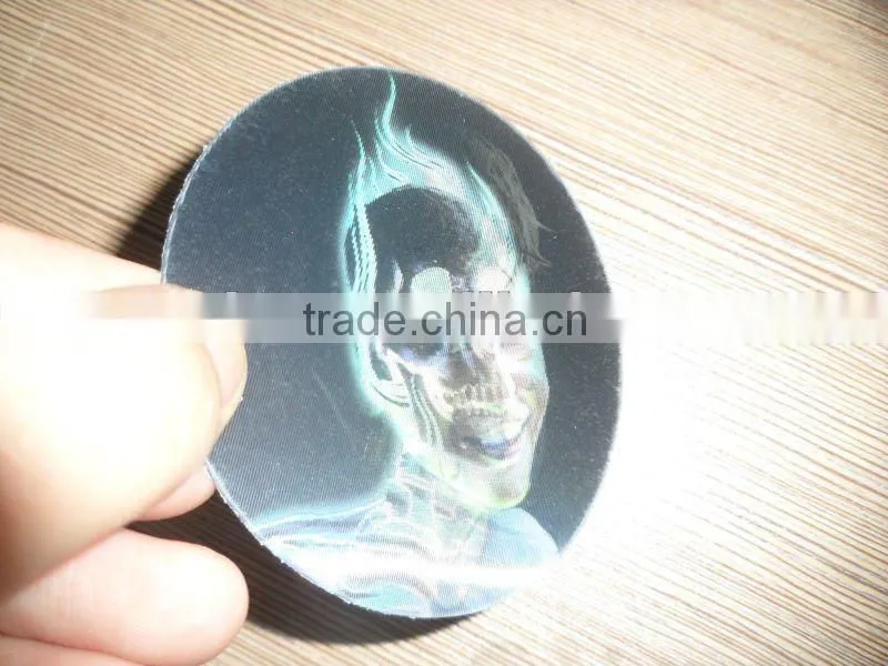 3d lenticular printing playing round cards