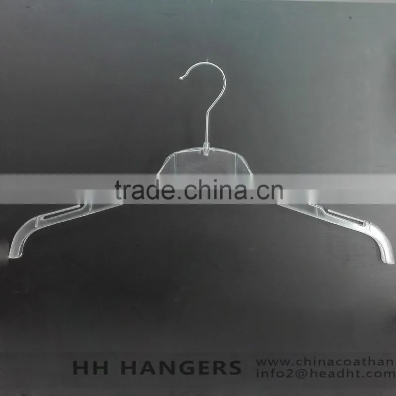 High quality plastic transparent trousers hanger