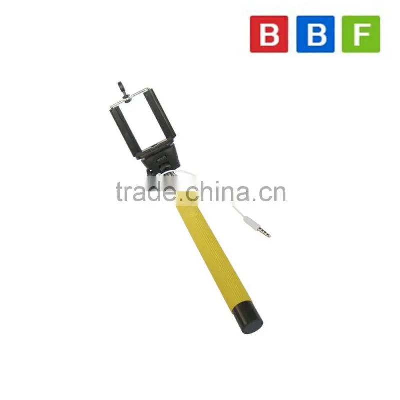 wholesale selfie stick with wire control ,wired selfie stick