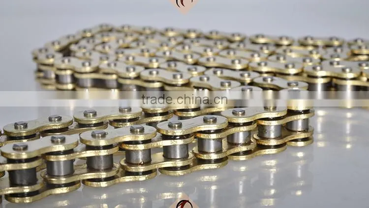 dongsheng golden copper drive transmission motorcycle chain and titan bajaj trecycle parts sprocket per set