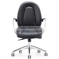 HY2008 Wholesale Leather Upholstery Revolving Chair with Wheels