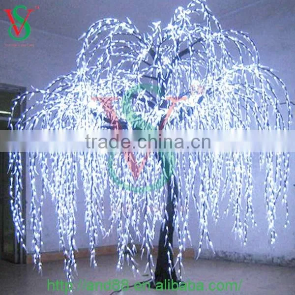 Customized waterproof outdoor christmas tree led willow tree light