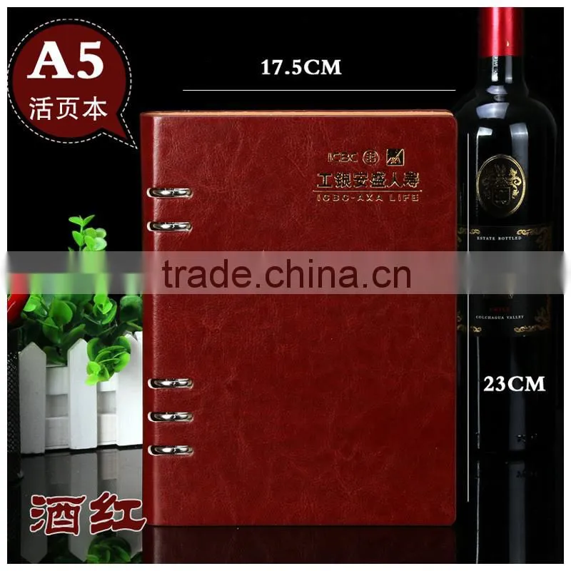 Promotional high quality custom spiral notebook
