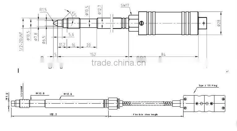 Temperature sensor 0-10v for plastic extruder