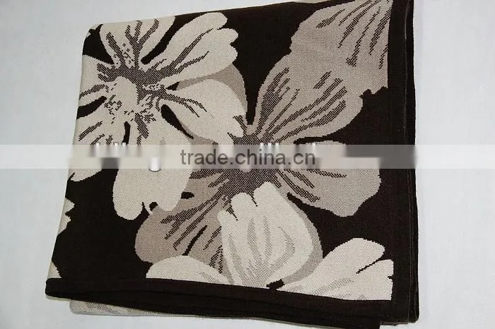 winter warm cashmere print blanket.