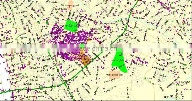 Philippines Digital Map Mapinfo vector map