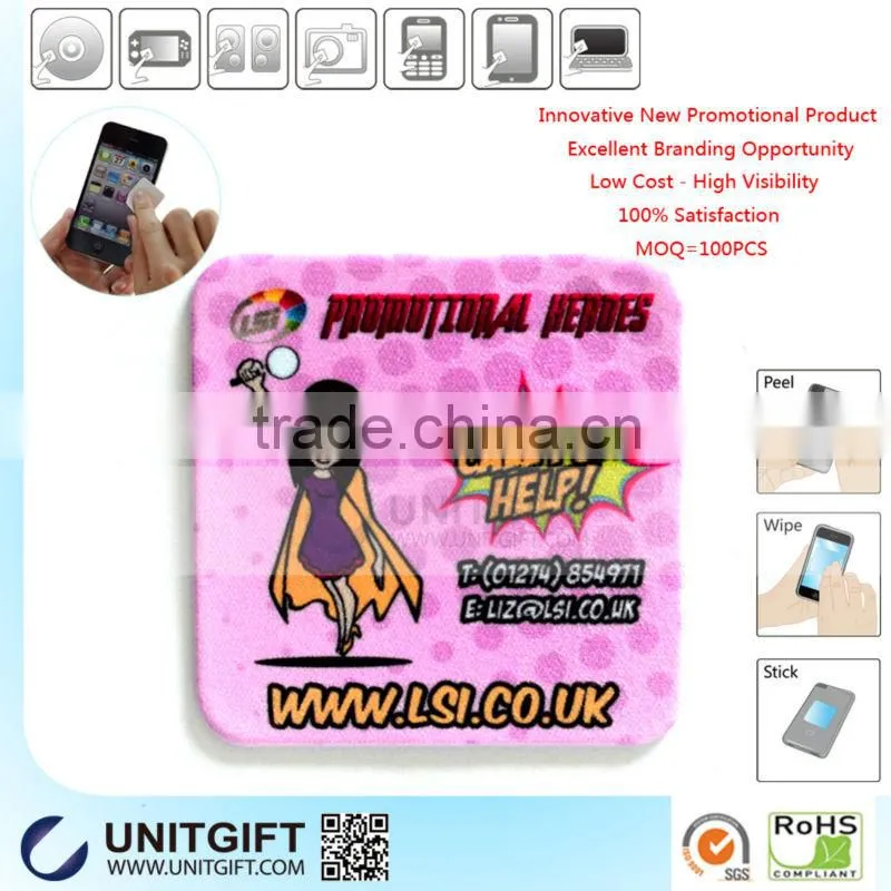 China Unitgift soft rubber mobile phone screen cleaner
