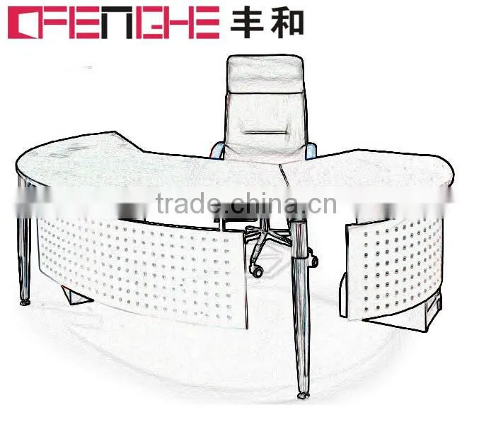 office furniture table designs modern office table, curved office table, half round office desk