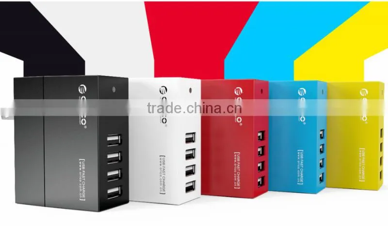 Intelligent identify USB wall charger with 4 port DCP-4U