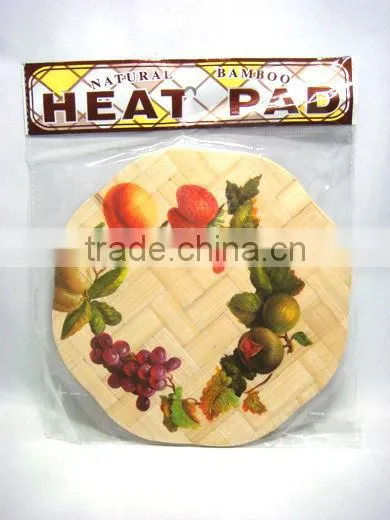 Fish-like Bamboo Pot Holder For One Dollar Item, Heat resistant For Kitchen Use