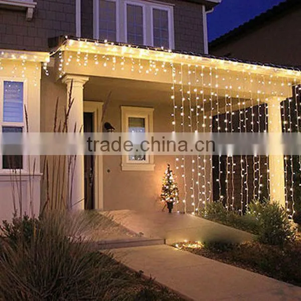 beautiful 10m 100LED maple leaf shape decoration rope light