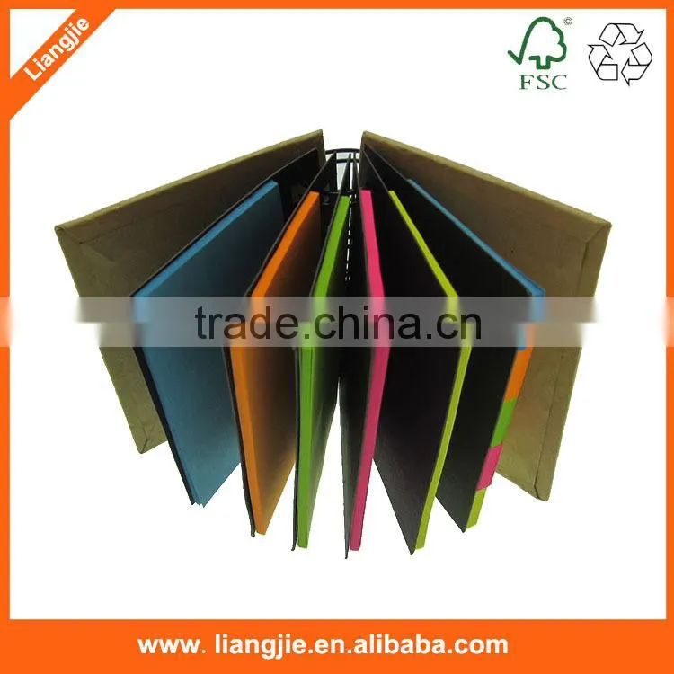 Realistic design print green leaf shaped sticky note pad