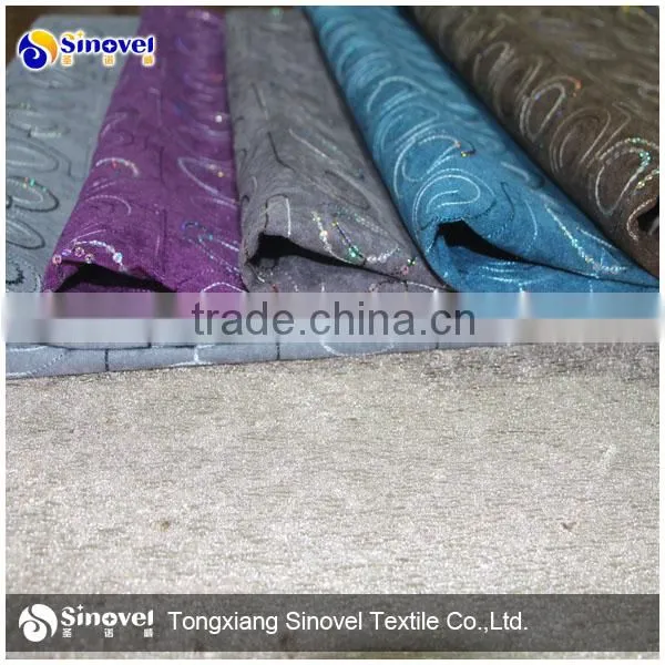 Polyester Embroidered Alboa Fabric
