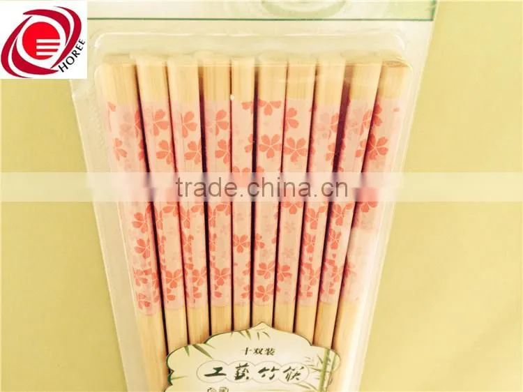 Japanese carbonated bamboo reusable chopsticks for wholesale