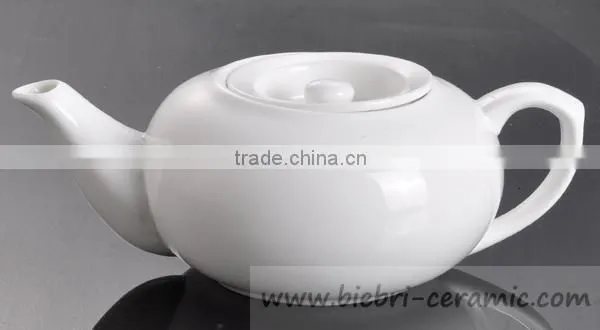 Ceramic Coffee And Tea Pots With Logo Decal Artwork Design Customized