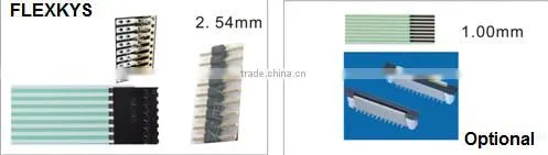 China factory led window conductive membrane switch 4 buttons