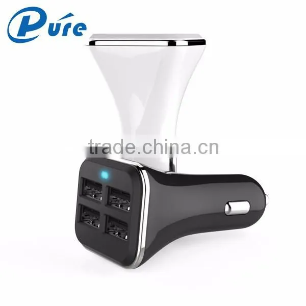 Universal multi usb ports 5.2A/6.8A cell phone charger 4 port usb car charger for mobile phone