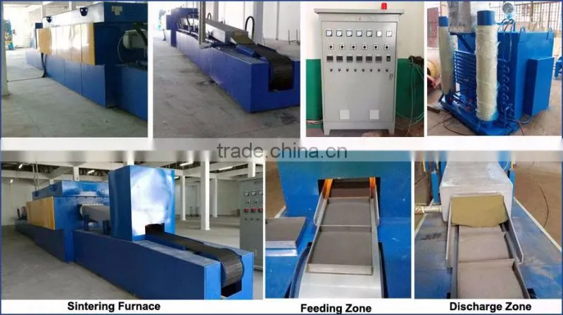 industrial electric sintering heat treatment process muffle furnace