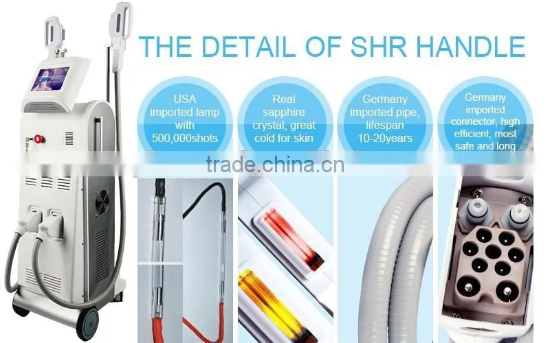 2016 Chinese ipl shr hair removal machine from Beijing multifuncion for big promotion