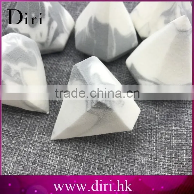 Hot Sale Marbling Diamond Shape Makeup Blender Sponge Multi-use Face Foundation Makeup Sponge Egg
