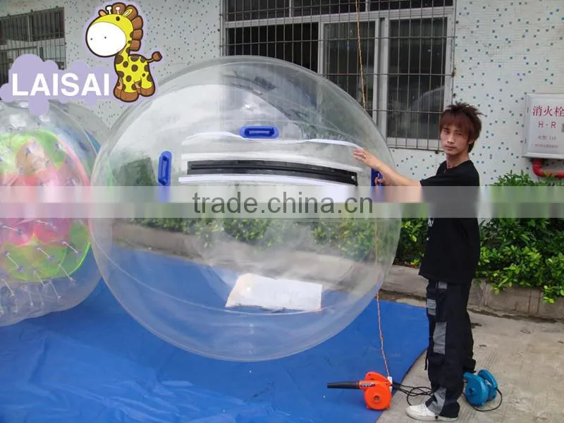 New design factory price inflatable Air ground/ water walking ball for sale, giant water walking ball,cheap zorb ball f for sale