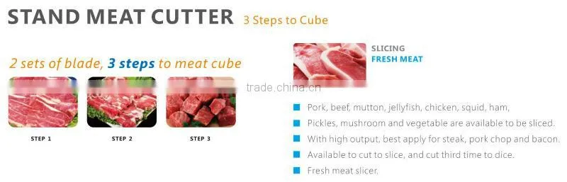 Frozen Meat Cutting Machines - 12mm Thickness, 28Slices, for Fresh Meat, CE, TT-M27D
