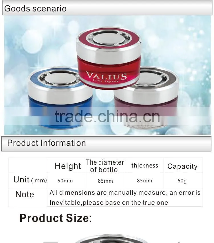 Glass bottle natural essential oil car air freshener wholesale