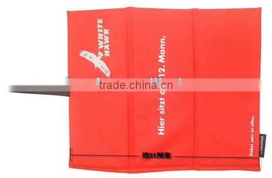 CMYK printed foldable stadium seat cushion