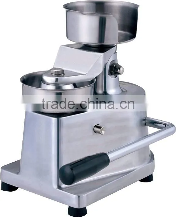 Manual stainless steel hamburger patty press maker