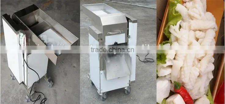 High Quality Automatic Squid Roll Striping And Slicing Machine