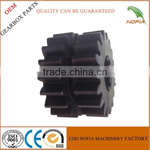 Duplex gear auto/motor engine transmission for harvester tiller
