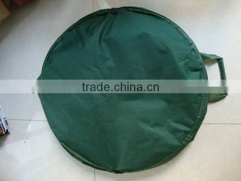 folding collapsible pop up garden waste leaves bag basket sack