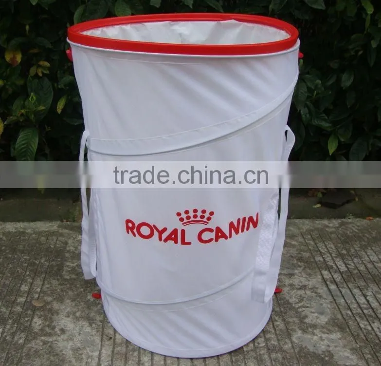 printed garbage bag leaf bag with handles UV resistant with logo