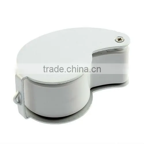 40X 25mm POWER JEWELER LOUPE LED LOOP MAGNIFIER MAGNIFING GLASS LIGHTED