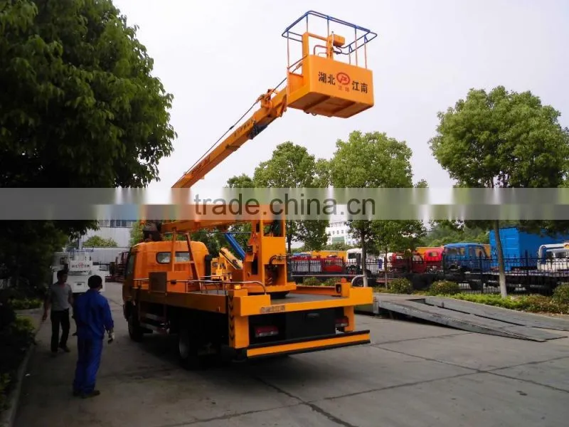 factory directly sale Dongfeng 18m truck with elevating platform