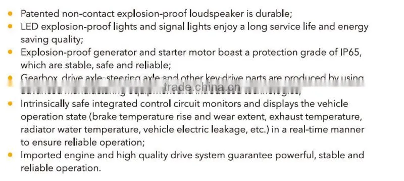 Top1 Heli Brand Diesel Engine Explosion Proof 3ton Forklift