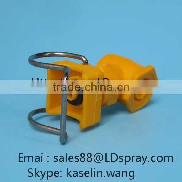 Plastic tube line cooling system drencher header