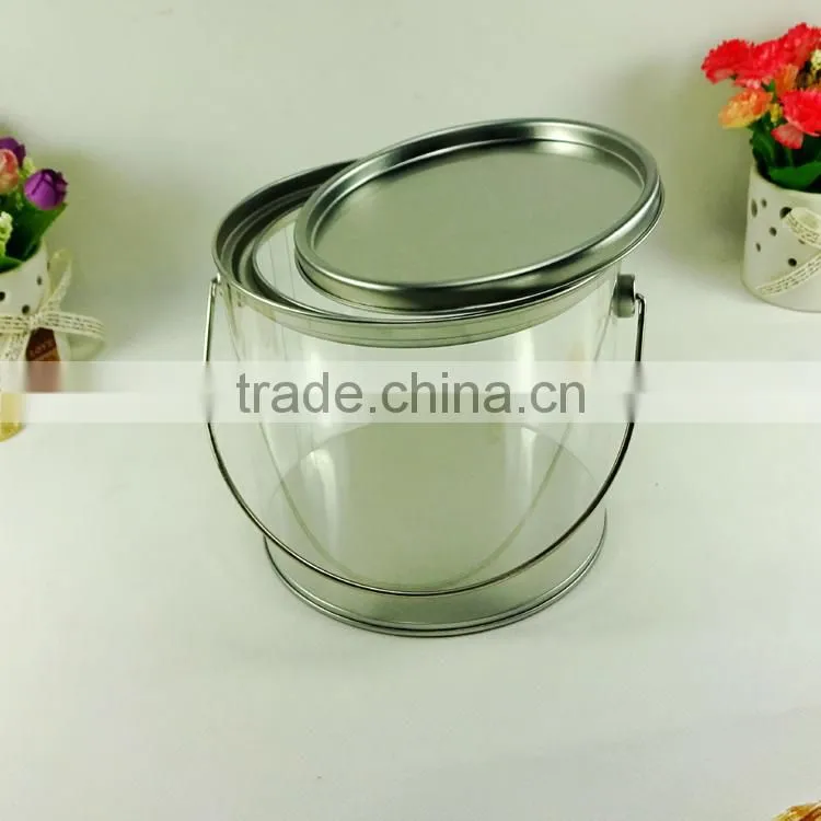 Food popcorn storage tin can