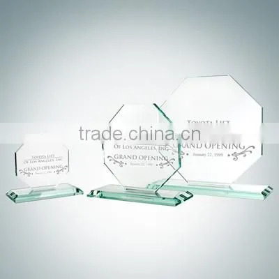 2016 elegant glass trophy blank
