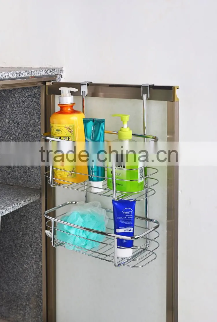 Kitchen Bakset Over The Cabinet Door Steel Wire Storage Basket